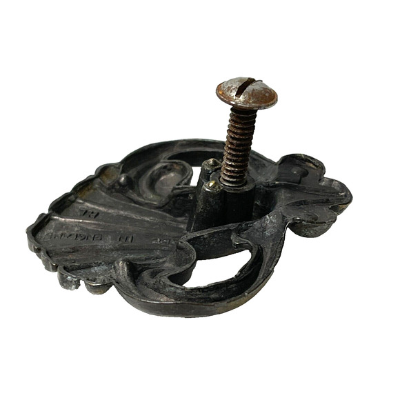 Vintage Metal Gold Effect Pull Drop Door Drawer Dresser Knob Handle Project - Picture 6 of 9